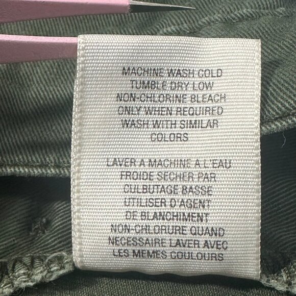 Vintage Polo Jeans Co. Ralph Lauren Green Cotton Womens SZ 8 Button Fly Shorts - Picture 6 of 10